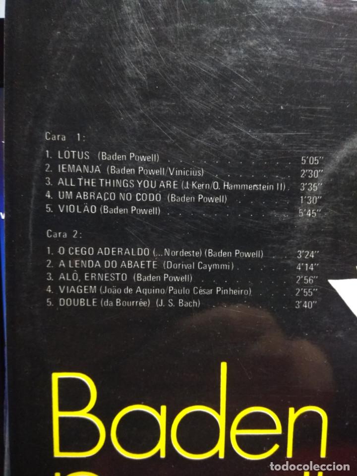 Discos de vinilo: LP BADEN POWELL : 27 HORAS DE ESTUDIO - Foto 2