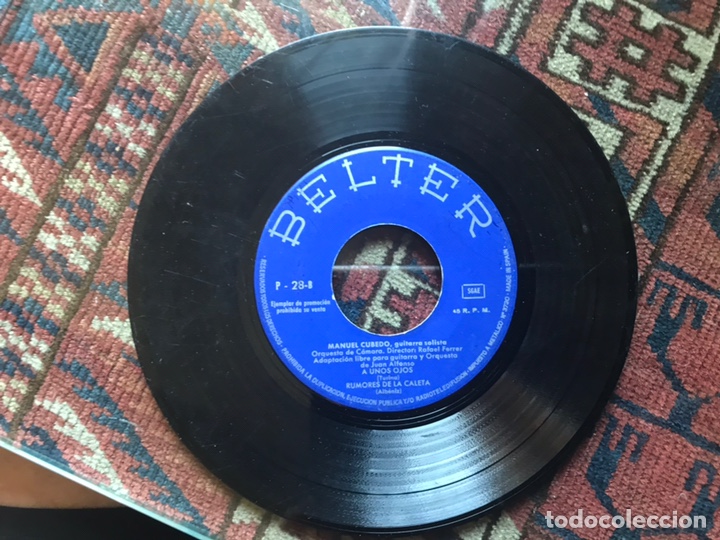 Discos de vinilo: Manuel Cubedo. Los cuatro Muleros. Solo disco. - Foto 4