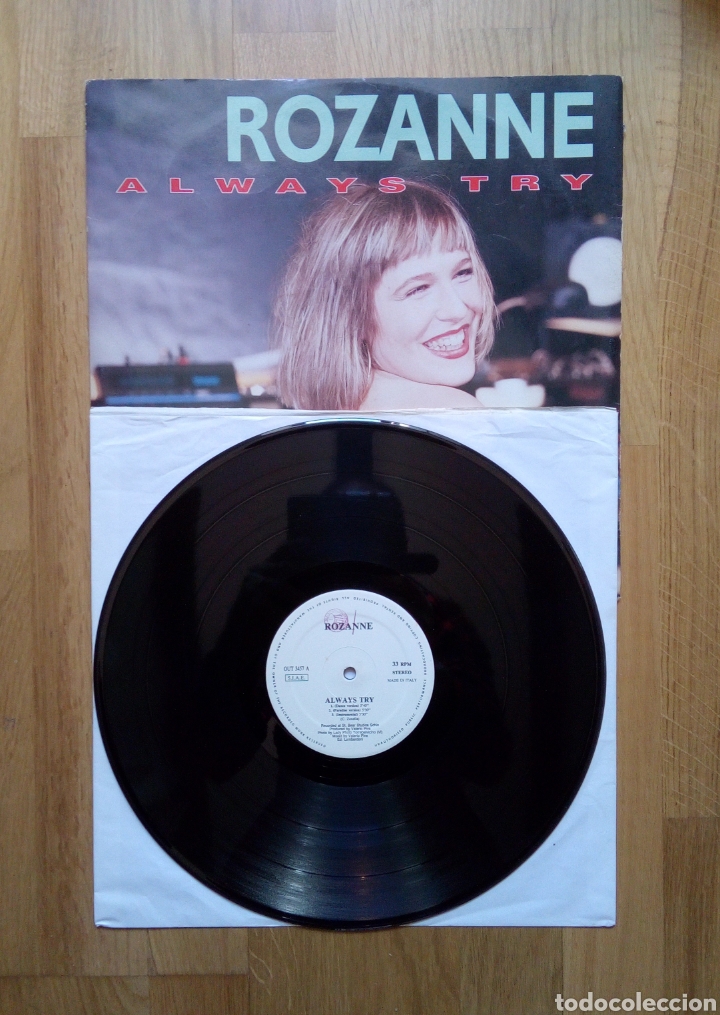 Discos de vinilo: Rozanne - Always try, Discomagic, 1991. Italy. - Foto 3