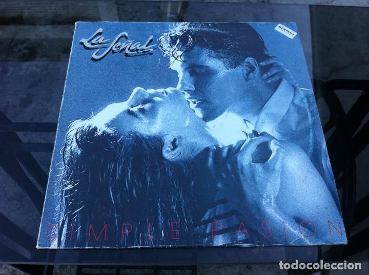 Discos de vinilo: LA SE&Ntilde;AL.  SIMPLE PASI&Oacute;N (LP) 1990, ESPA&Ntilde;A - Foto 1
