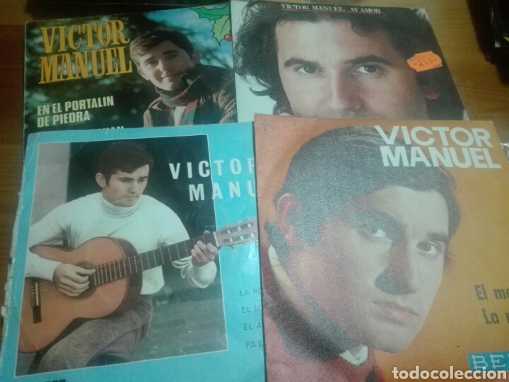 Discos de vinilo: Lote 4 discos vinilo VICTOR MANUEL - Foto 1