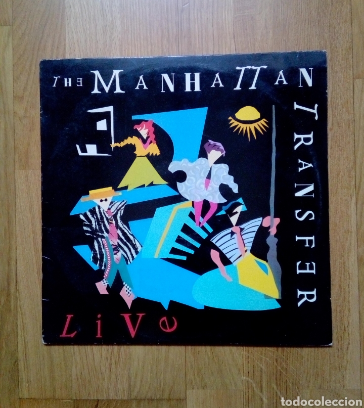 Discos de vinilo: The Manhattan Transfer - Live, Atlantic, 1987. Spain. - Foto 1