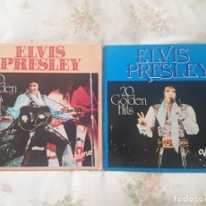 Discos de vinilo: ELVIS PRESLEY LOT/LOTE 2 LP 20 GOLDEN HITS VOL. 2 & 3 ASTAN,GERMANY -ROCK'N'ROLL * RAREZAS *