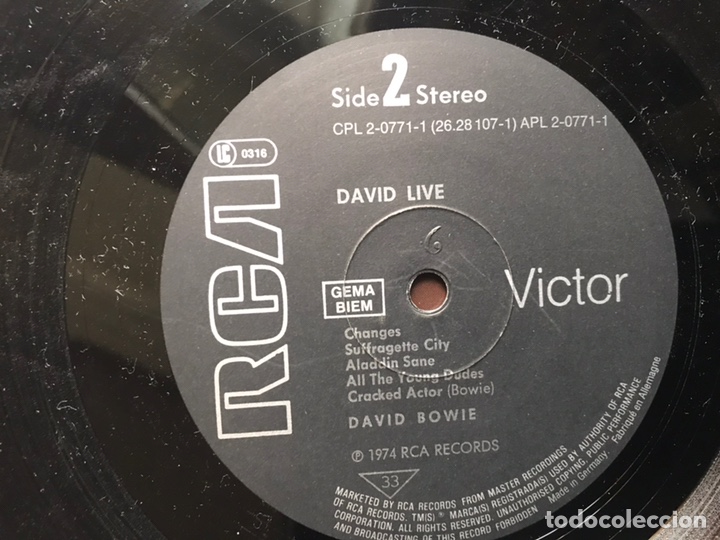 Discos de vinilo: David live. David Bowie - Foto 9