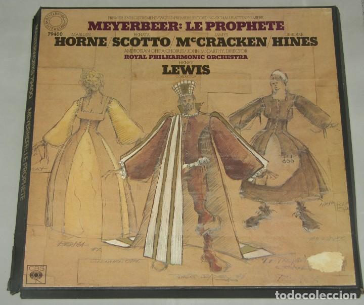 Discos de vinilo: MEYERBEER - LE PROPHETE (CAJA 4 LPS + LIBRETO CBS HOLANDA) - Foto 1
