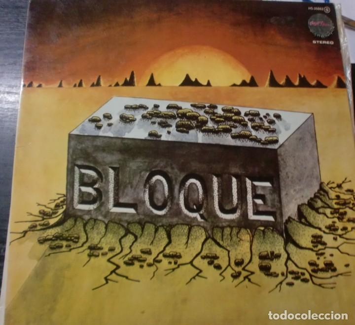 Discos de vinilo: BLOQUE - BLOQUE LP DOBLE PORTADA 1978 SPAIN - Foto 1