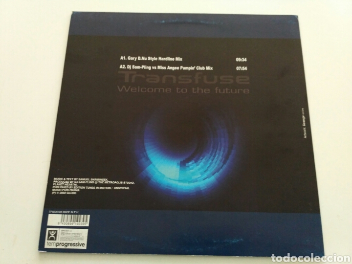 Discos de vinilo: Transfuse - Welcome To The Future - Foto 2