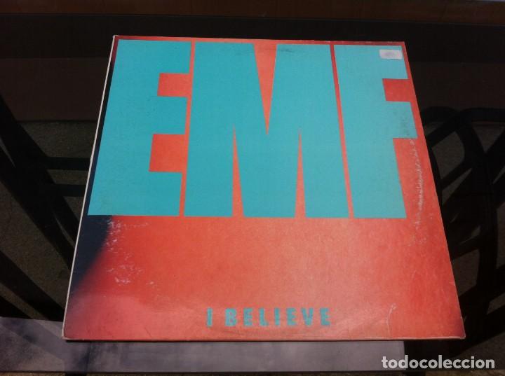 Discos de vinilo: MAXI SINGLE. EMF.  I BELIEVE. 1991, ESPA&Ntilde;A. - Foto 1