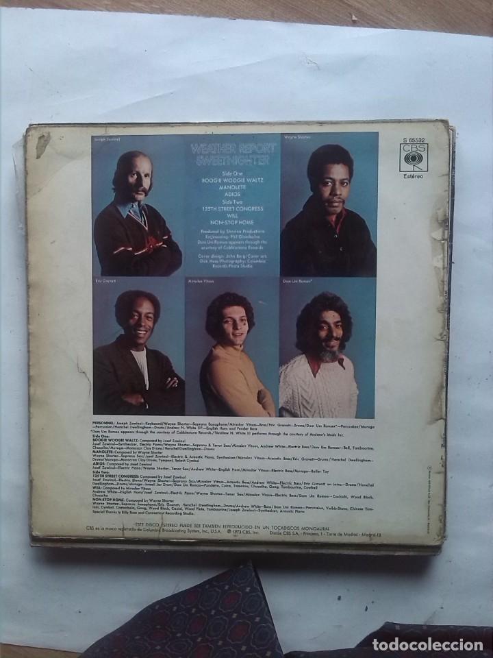 Discos de vinilo: WEATHER REPORT SWEETNIGHTER - Foto 5