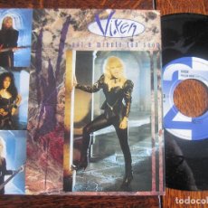 Dischi in vinile: VIXEN `NOT A MINUTE TOO SOON` SINGLE. Lote 163046542