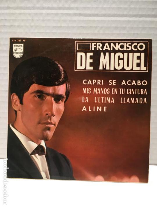 Discos de vinilo: SINGLE DE FRANCISCO DE MIGUEL A&Ntilde;OS 60 - Foto 1