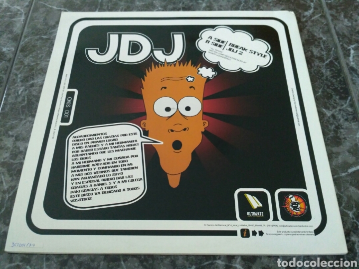 Discos de vinilo: JDJ - Break Style - Foto 2