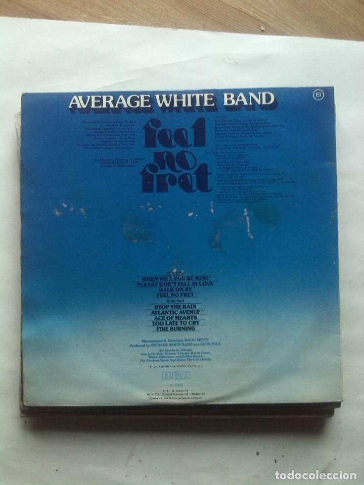 Discos de vinilo: AVERAGE WHITE BAND FEEL NO FRET - Foto 2
