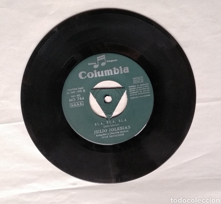Discos de vinilo: LOTE DE 5 SINGLES DE JULIO IGLESIAS - Foto 3