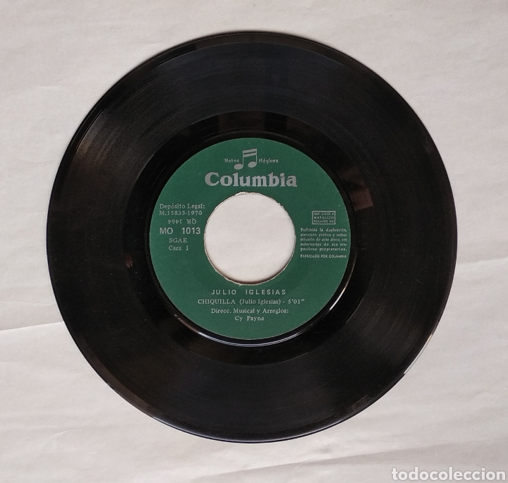 Discos de vinilo: LOTE DE 5 SINGLES DE JULIO IGLESIAS - Foto 6