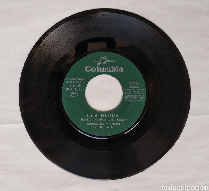 Discos de vinilo: LOTE DE 5 SINGLES DE JULIO IGLESIAS - Foto 5