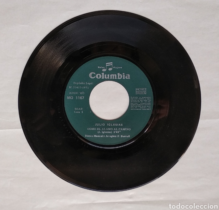 Discos de vinilo: LOTE DE 5 SINGLES DE JULIO IGLESIAS - Foto 8