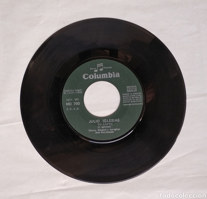 Discos de vinilo: LOTE DE 5 SINGLES DE JULIO IGLESIAS - Foto 12