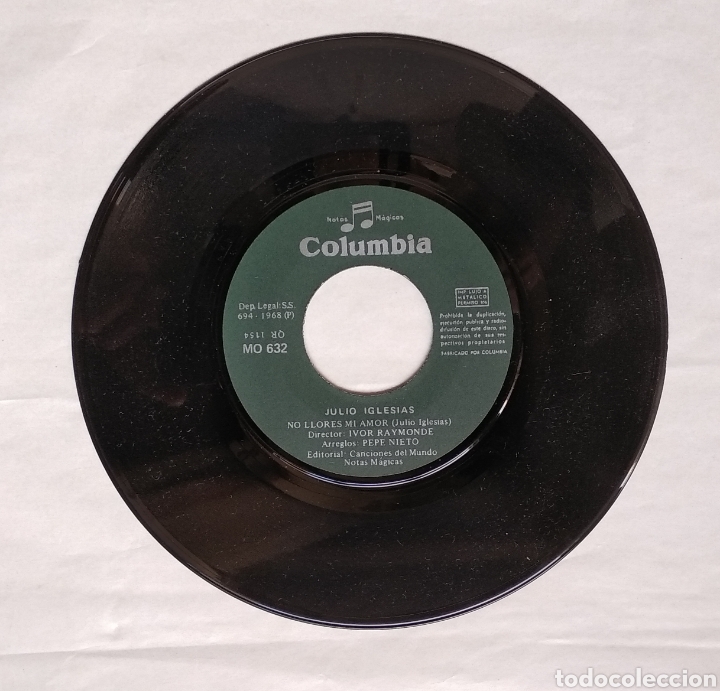 Discos de vinilo: LOTE DE 5 SINGLES DE JULIO IGLESIAS - Foto 14