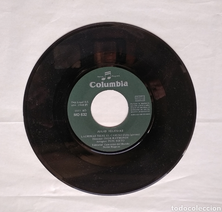 Discos de vinilo: LOTE DE 5 SINGLES DE JULIO IGLESIAS - Foto 15