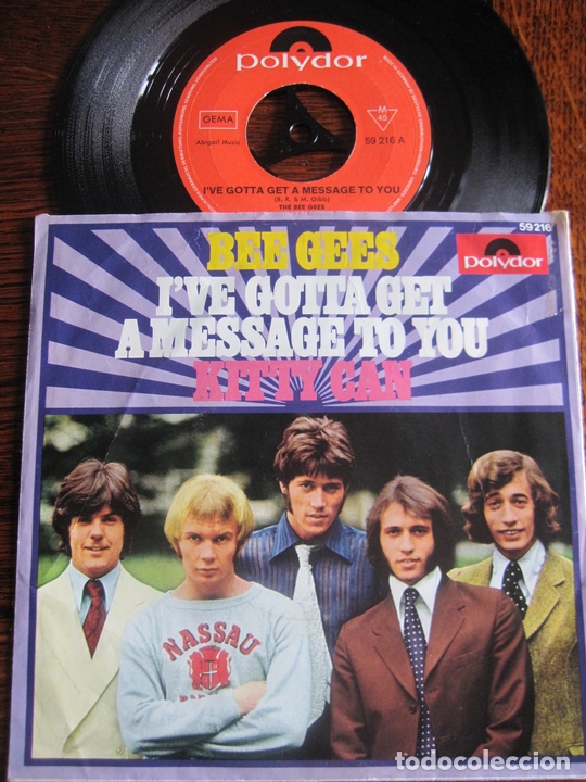 Discos de vinilo: BEE GEES `I&acute;ve gotta get a message to you` - Foto 1