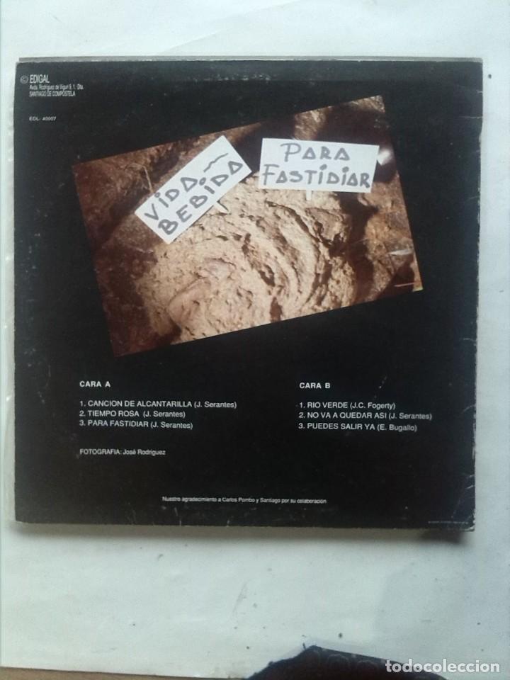 Discos de vinilo: VIDA BEBIDA PARA FASTIDIAR MINI LP - Foto 2
