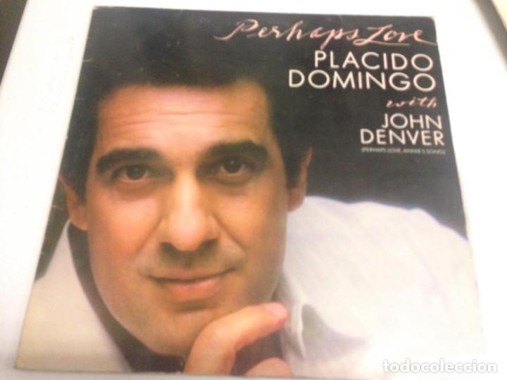 Discos de vinilo: Placido Domingo - Perhaps Love - Foto 1