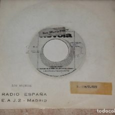 Discos de vinilo: LOS BRINCOS SG PROMOCIONAL NOVOLA 1967 NADIE TE QUIERE YA RARO COPIA RADIO ESPAÑA. Lote 163693686