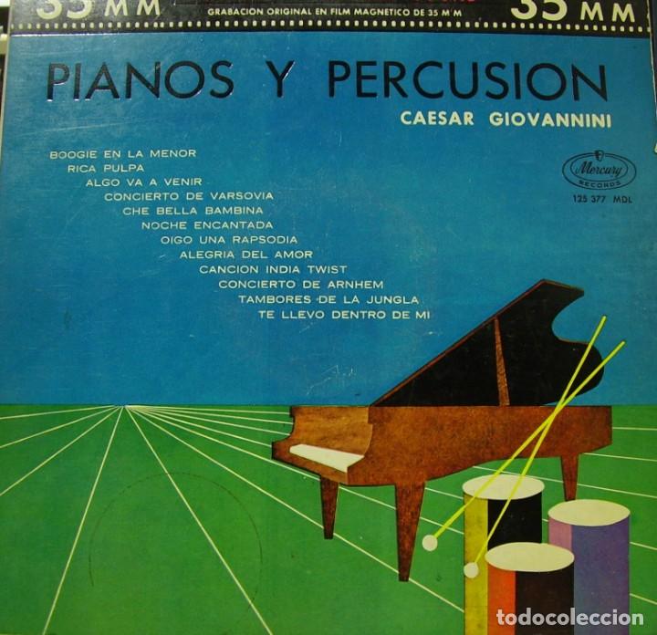 Discos de vinilo: CAESAR GIOVANNINI - PIANOS Y PERCUSION LP SPAIN 1962 - Foto 1