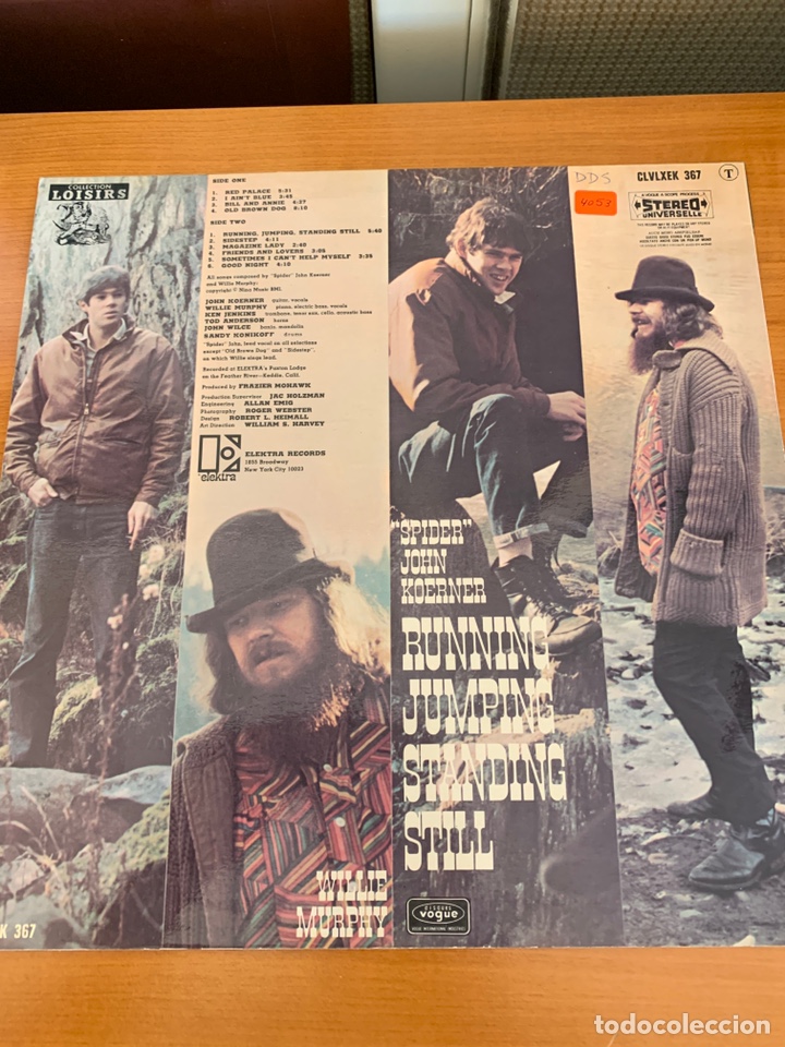 Discos de vinilo: John Koerner and Willie Murphy - Running Jumping Standing Still - Foto 2