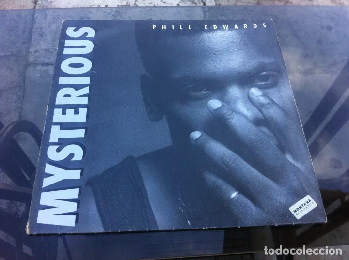 Discos de vinilo: MAXI SINGLE. PHILL EDWARDS.  MYSTERIOUS. 1990, GERMANY - Foto 1