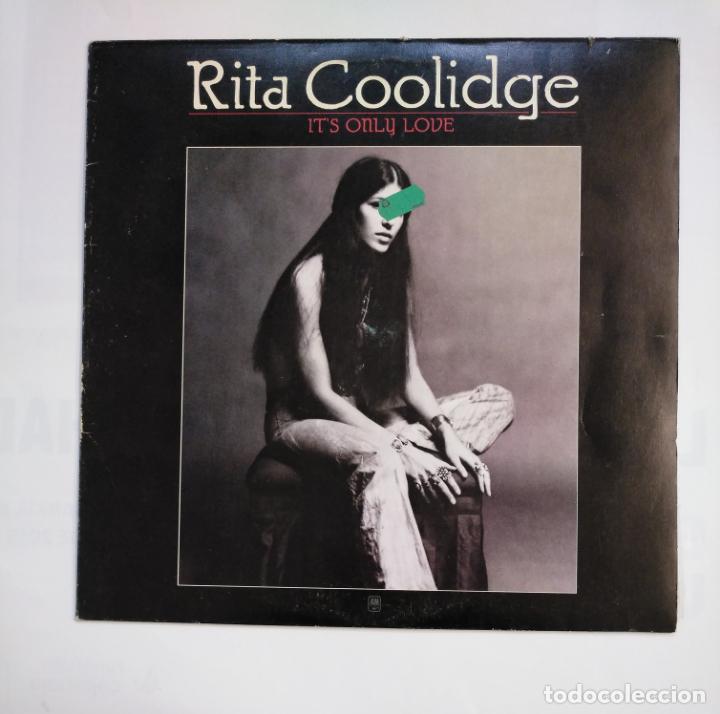 Discos de vinilo: RITA COOLIDGE. - ITS ONLY LOVE. LP. TDKDA54 - Foto 1
