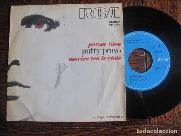 Discos de vinilo: PATTY BRAVO `Pazza Idea` - Foto 1