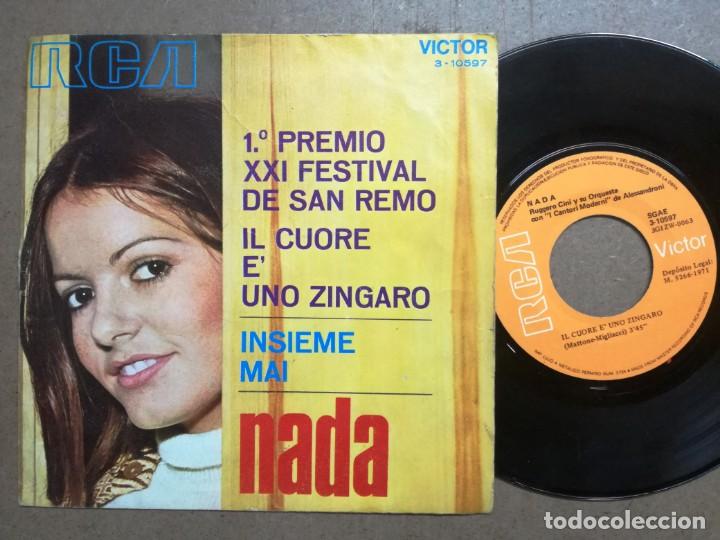 Discos de vinilo: NADA.INSIEME MAI.IL - Foto 1