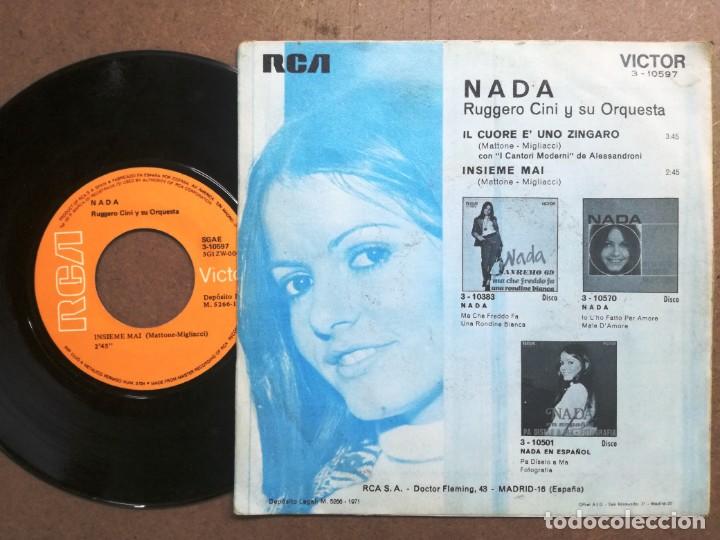 Discos de vinilo: NADA.INSIEME MAI.IL - Foto 2
