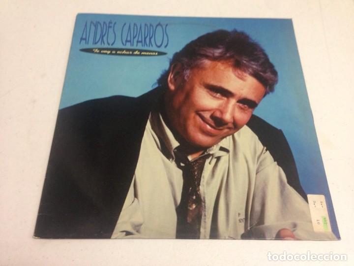 Discos de vinilo: Andr&eacute;s Caparr&oacute;s-- Te Voy A Echar De Menos - Foto 1
