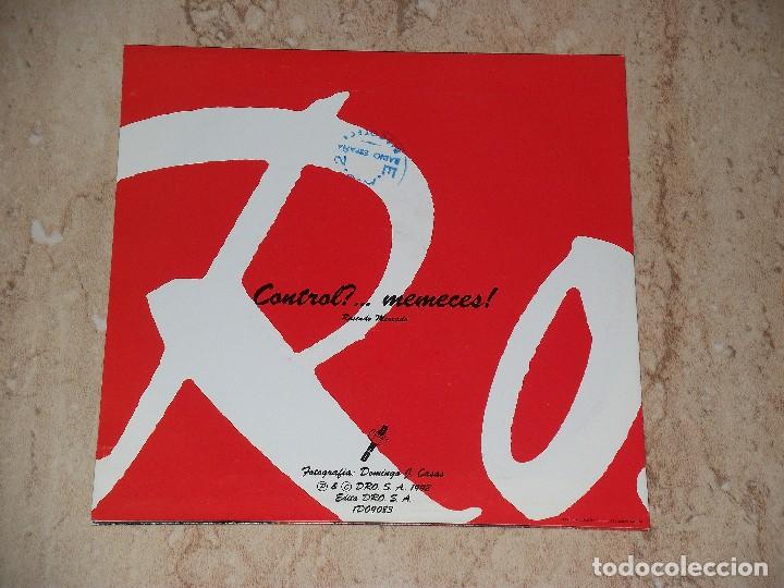 Discos de vinilo: ROSENDO - CONTROL ? MEMECES! 1992 DISCO PROMOCIONAL - Foto 2