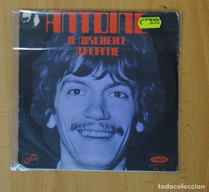 Discos de vinilo: ANTOINE - IL DIRIGIBILE / MADAME - SINGLE - Foto 2