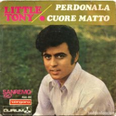 Disques de vinyle: FESTIVAL DE SAN REMO 1967 - LITTLE TONY - MASCIA (EP). Lote 163950506