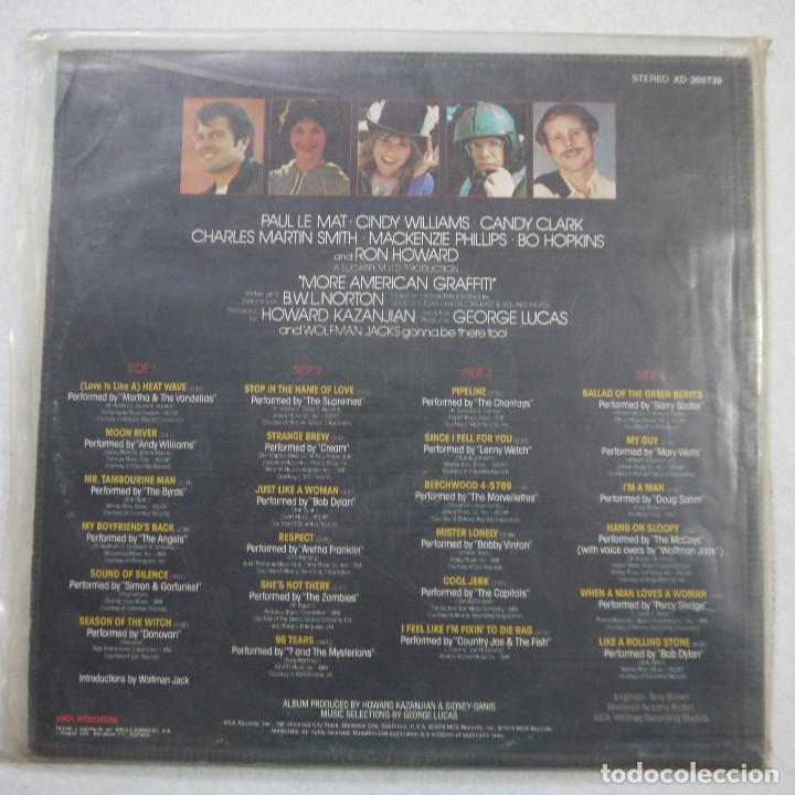 Discos de vinilo: BSO MORE AMERICAN GRAFFITI -  2 LPS 1979 - Foto 2