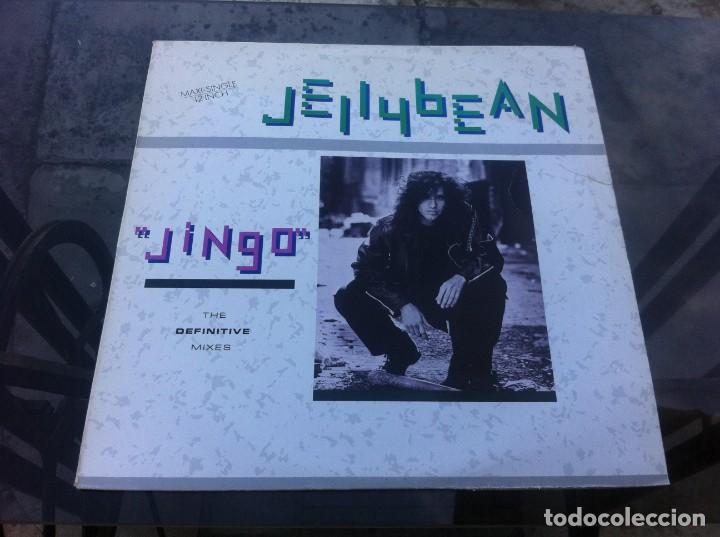Discos de vinilo: MAXI SINGLE. JELLYBEAN - JINGO. 1988, SPAIN - Foto 1