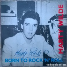 Discos de vinilo: MARTY WILDE. BORN TO ROCK'N'ROLL. SELECT SOUND (SS1), UK 1976 LP (SIGNED/ AUTÓGRAFO)