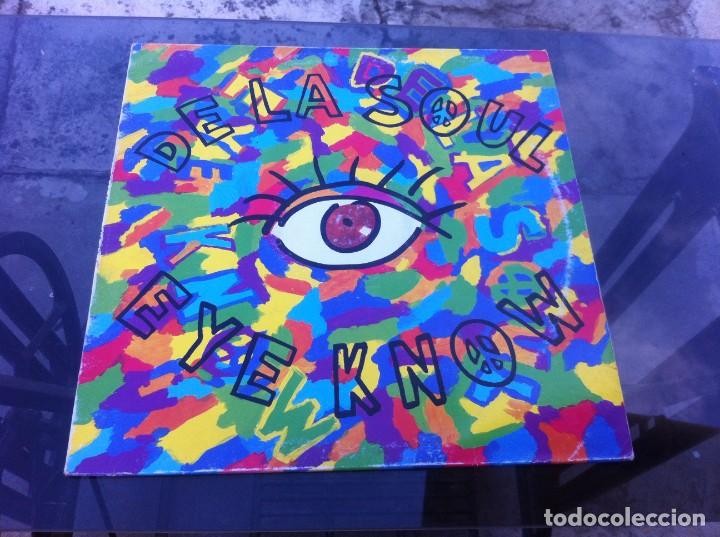 Dischi in vinile: MAXI SINGLE. DE LA SOUL. EYE KNOW. 1990, SPAIN