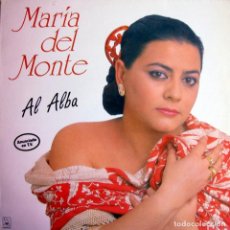 Discos de vinilo: MARÍA DEL MONTE: AL ALBA.. Lote 164174562