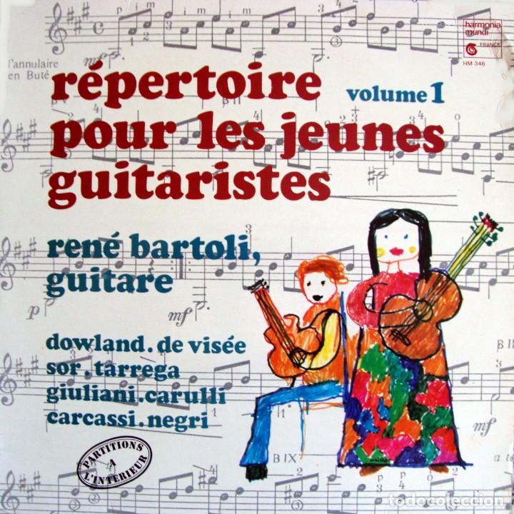 Vinyl-Schallplatten: REN&Eacute; BARTOLI. R&eacute;pertoire p&ograve;ur les jeunes guitaristes.