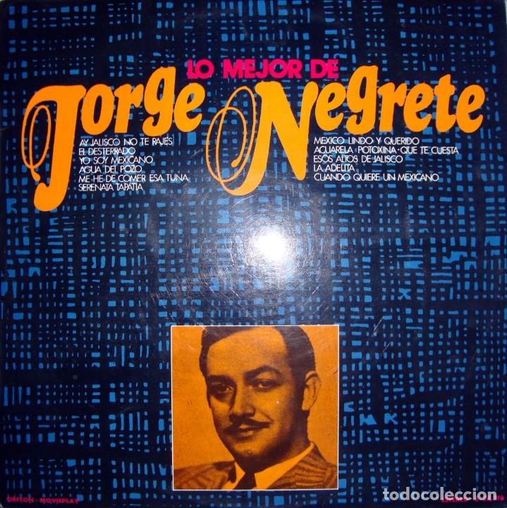 Discos de vinilo: Lo mejor de JORGE NEGRETE. - Foto 1