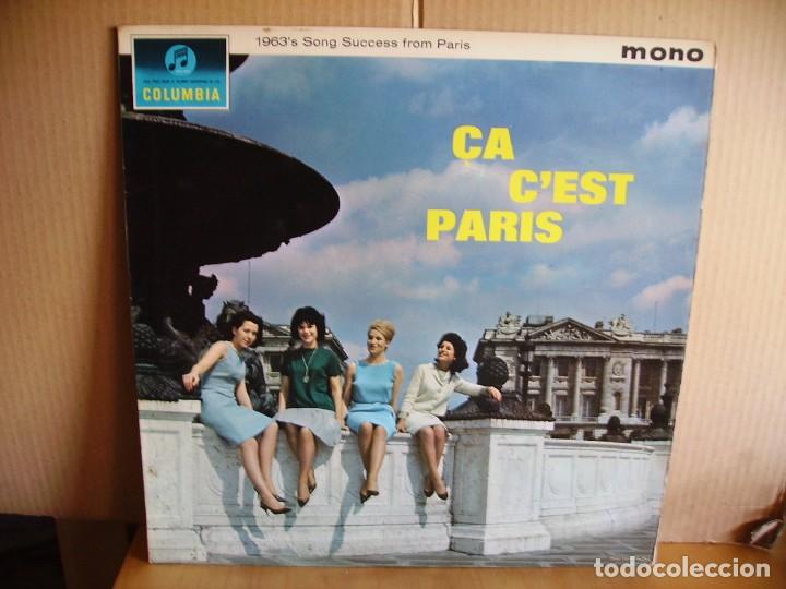 Discos de vinilo: &Ccedil;A C&acute;EST PARIS ---- R.ANTHONY,E.PIAF,J.C.PASCAL,E.MACIAS... - Foto 1