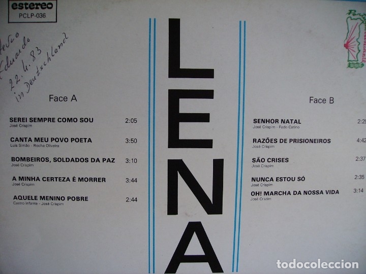 Discos de vinilo: LENA ----------- SAME - Foto 2