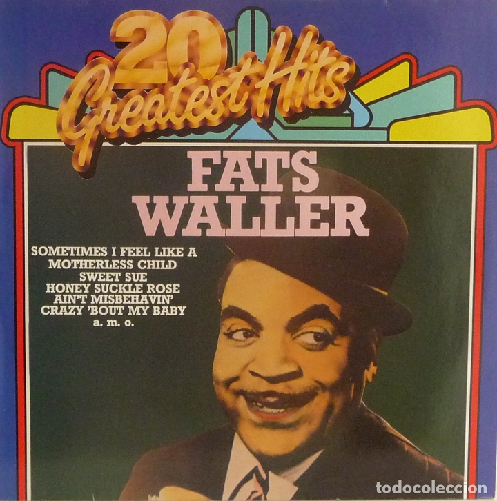 Discos de vinilo: FATS WALLER - 20 GREATESTS HITS (WEST GERMANY) - Foto 1