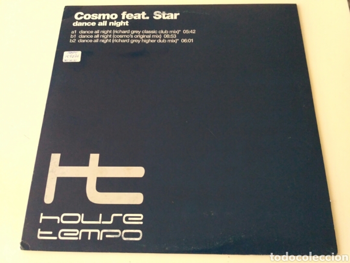 Discos de vinilo: Cosmo feat. Star - Dance All Night - Foto 1